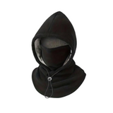 flannel warm mask hat