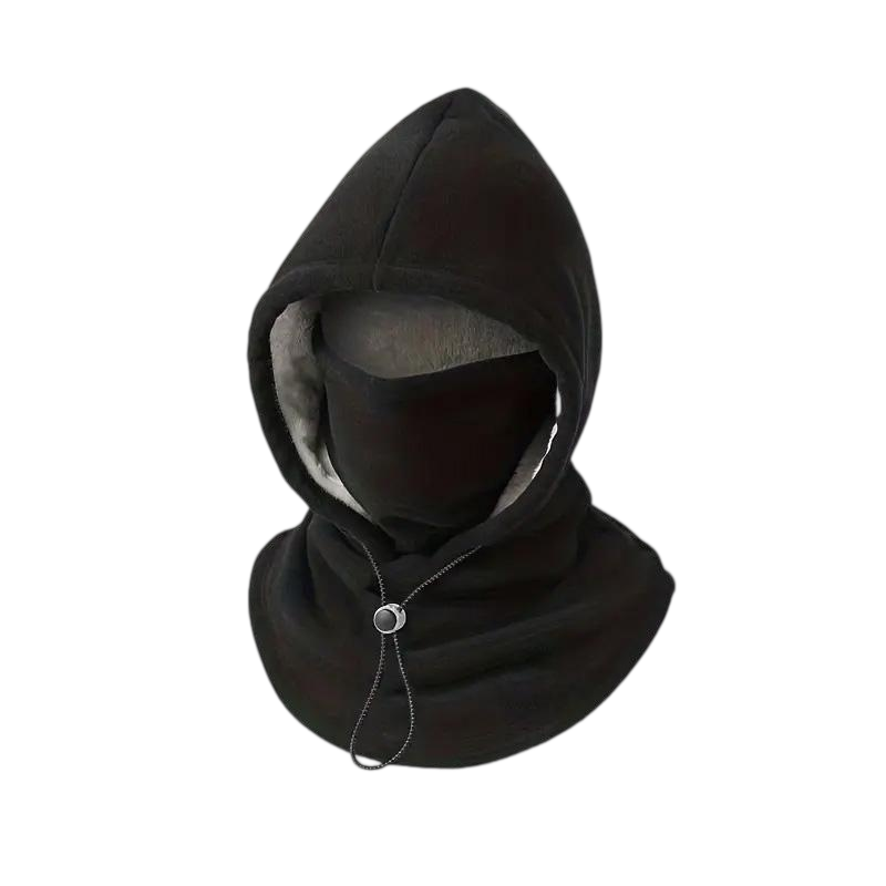 flannel warm mask hat