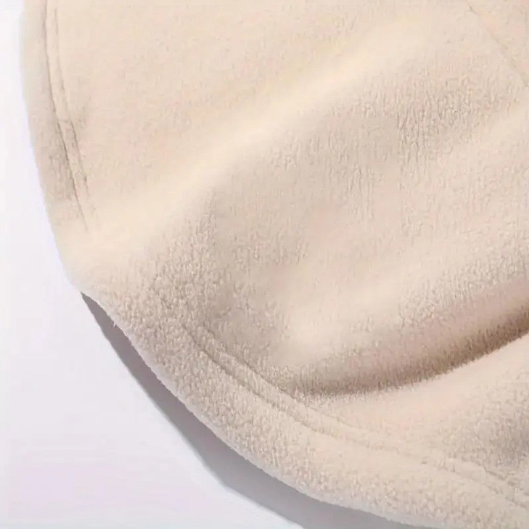 flannel warm mask hat