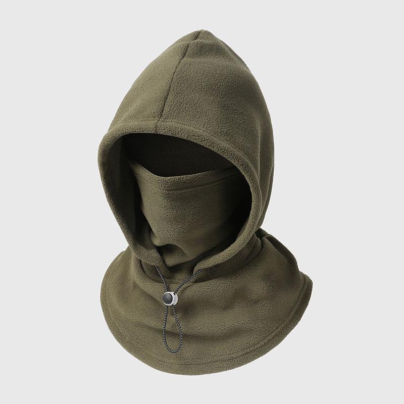 warm hat with neck mask
