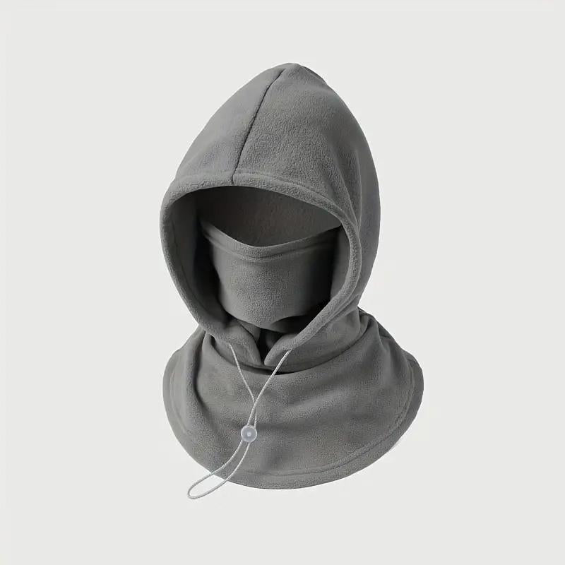 flannel warm mask hat